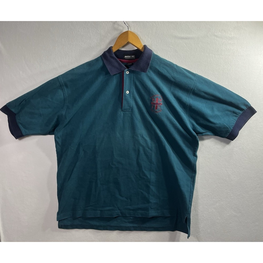 VTG Kansas Men For Christ Jonathan Corey Short Sleeve Polo XL